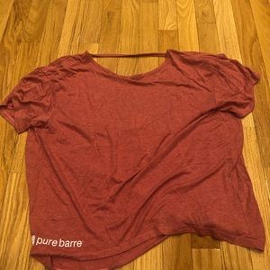 Pure barre workout tee